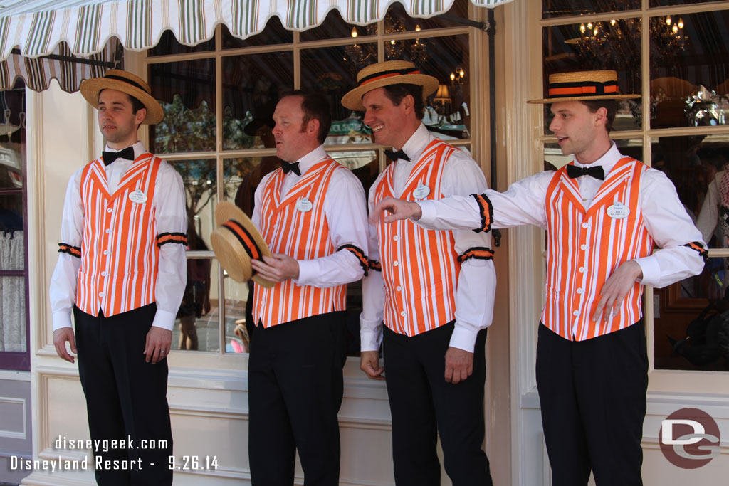 The Dapper Dans of Disneyland