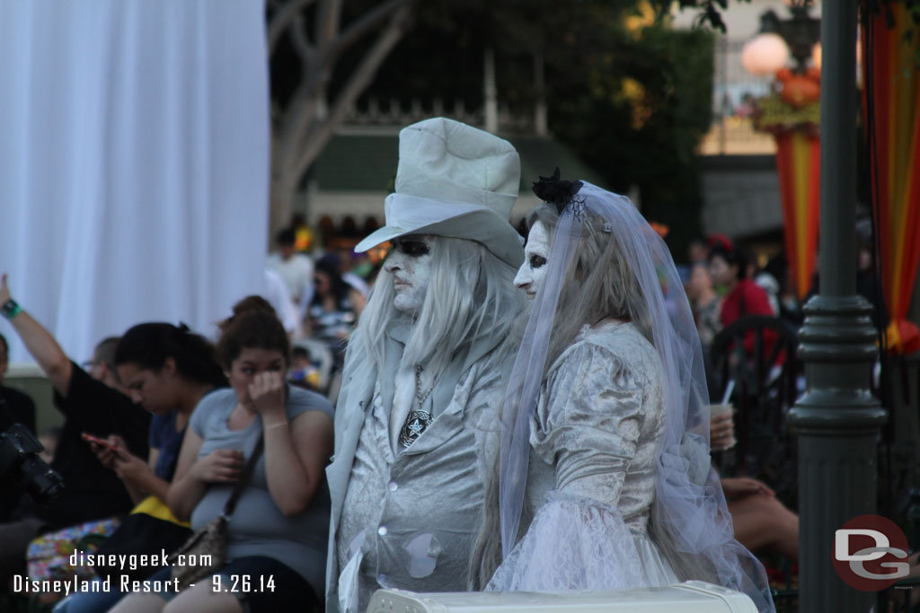 Some of the costumes the party guests wore were quite elaborate.