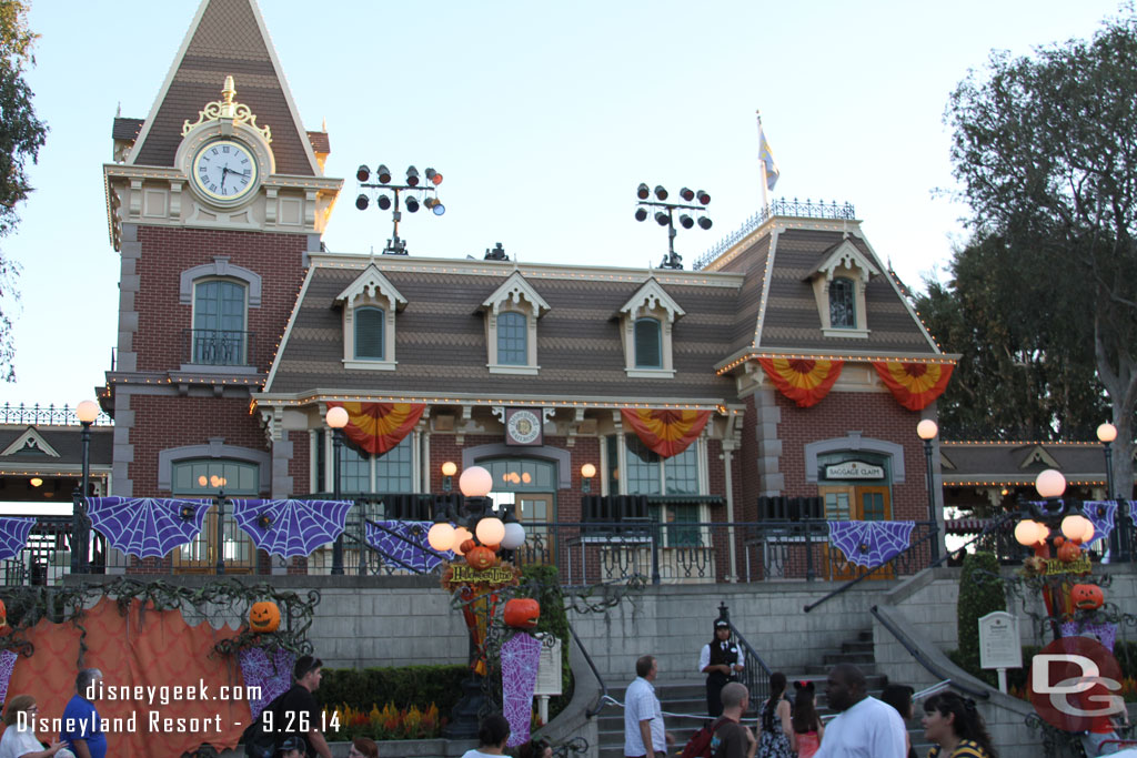 The Train Station was being set up for the party.