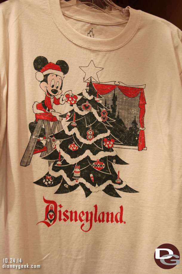 A classic/vintage Disneyland Christmas shirt.