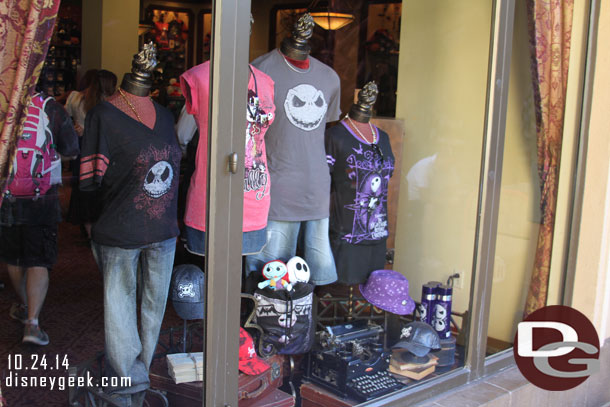 A Nightmare Before Christmas window