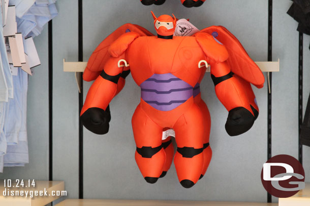 Baymax in his suit is also available.