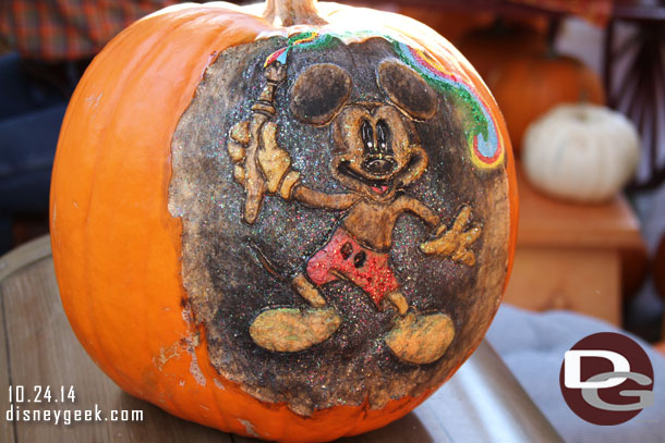 Artist Mickey pumpkin