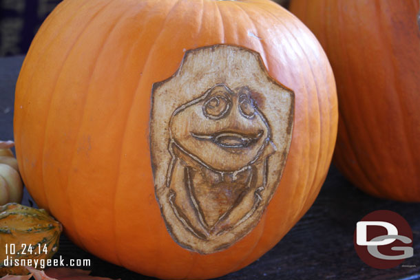 Mr Toad pumpkin