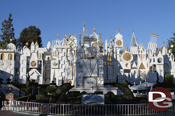 Small World is closed for its Holiday overlay.