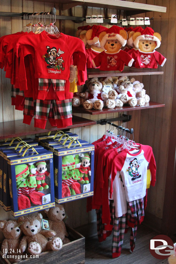 Duffy had a small display in the back corner.