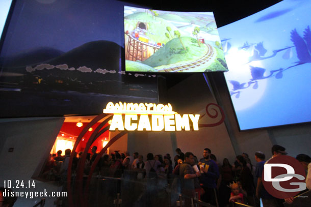 The Animation Academy queue was full too.