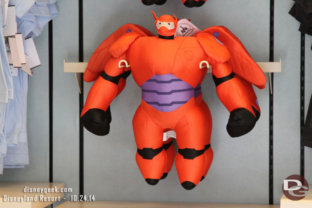 Baymax in his suit is also available.