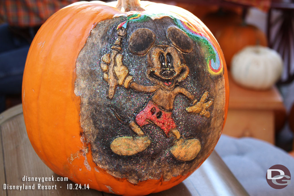 Artist Mickey pumpkin