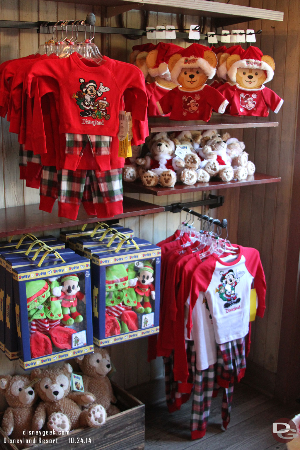 Duffy had a small display in the back corner.