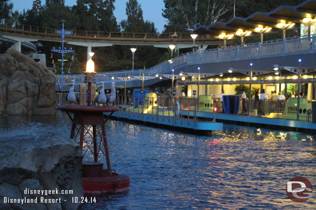 The sub lagoon this evening.