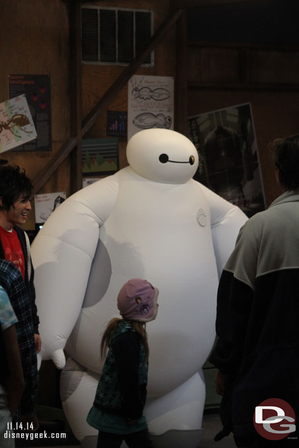 I did get a picture of Baymax.