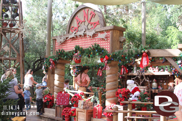 Santa was back in his seat meeting guests.