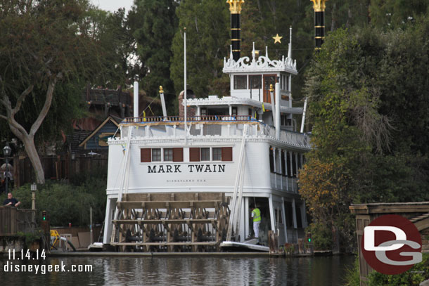 The work on the Mark Twain is wrapping up