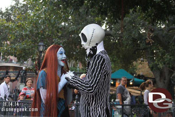 Jack and Sally out for pictures.