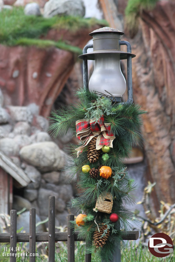 A walk through Critter Country to check out the Christmas decorations.