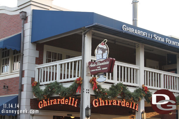 Walked through Ghirardelli