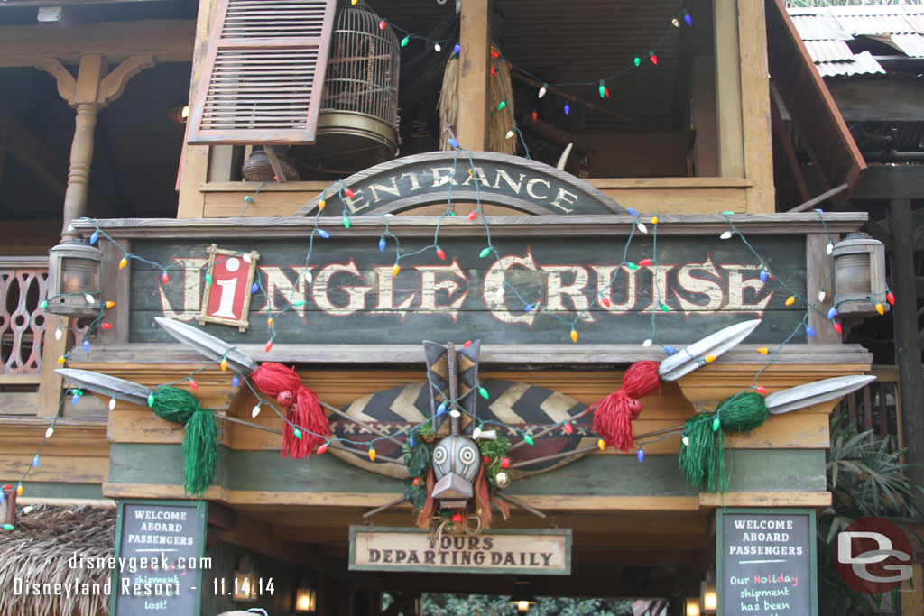 The Jingle Cruise has returned for its second year.