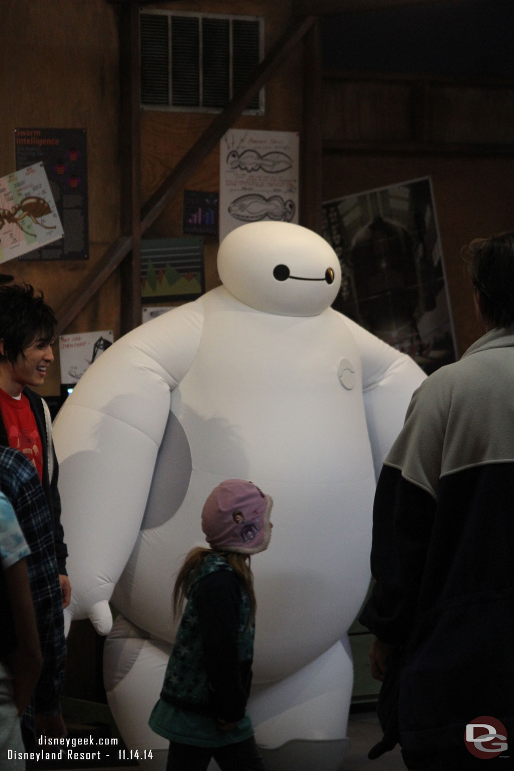 I did get a picture of Baymax.