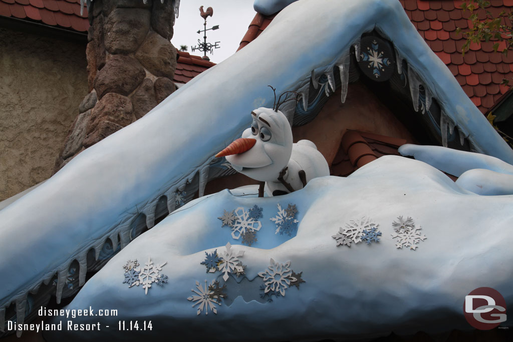 Olaf in Fantasyland.