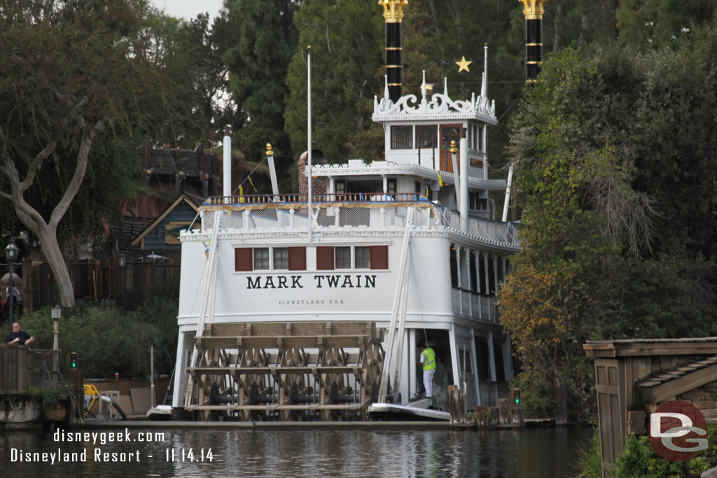 The work on the Mark Twain is wrapping up