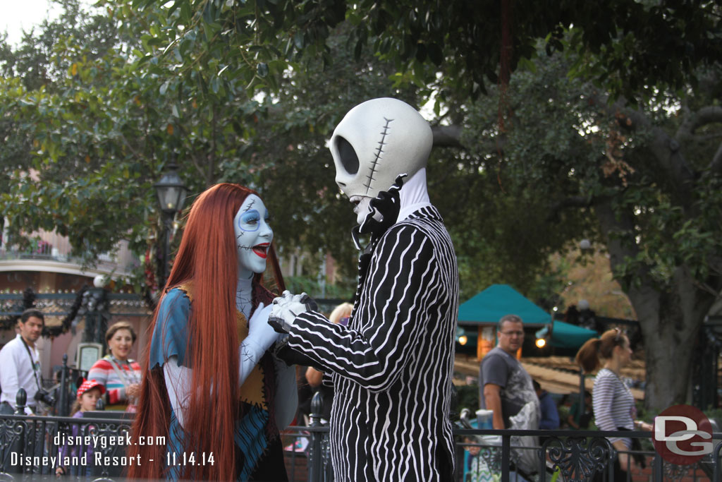 Jack and Sally out for pictures.