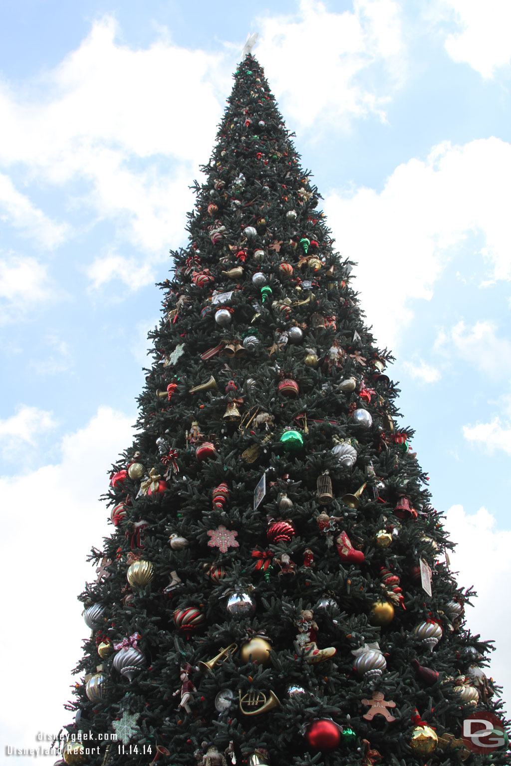 The Town Square Christmas tree