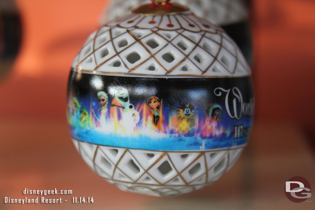 World of Color Winter Dream ornaments.