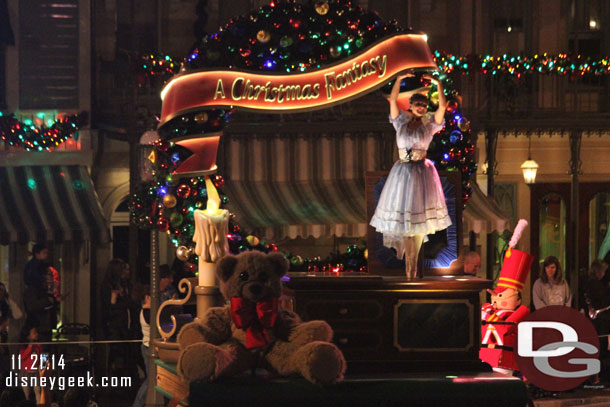 A Christmas Fantasy Parade at Disneyland