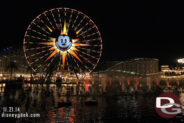 World of Color fountain testing underway