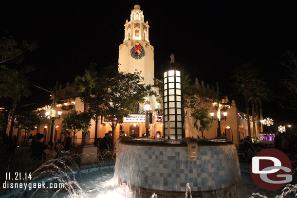 Carthay Circle this evening.