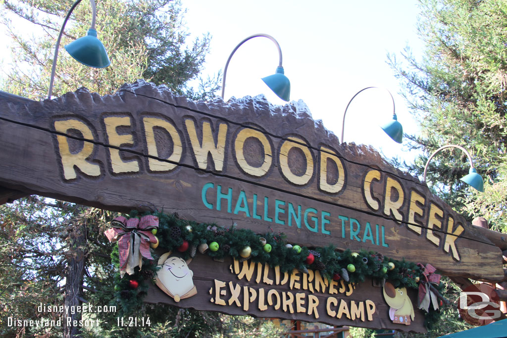 The Redwood Creek decorations.