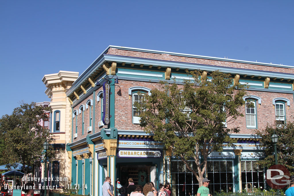 No signs of Christmas decorations on the Bay Area buildings.  