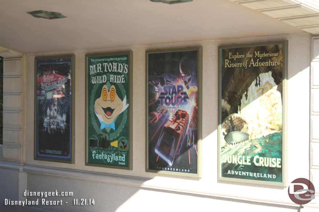 Still no Jingle Cruise poster up.