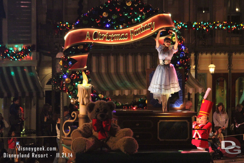 A Christmas Fantasy Parade at Disneyland