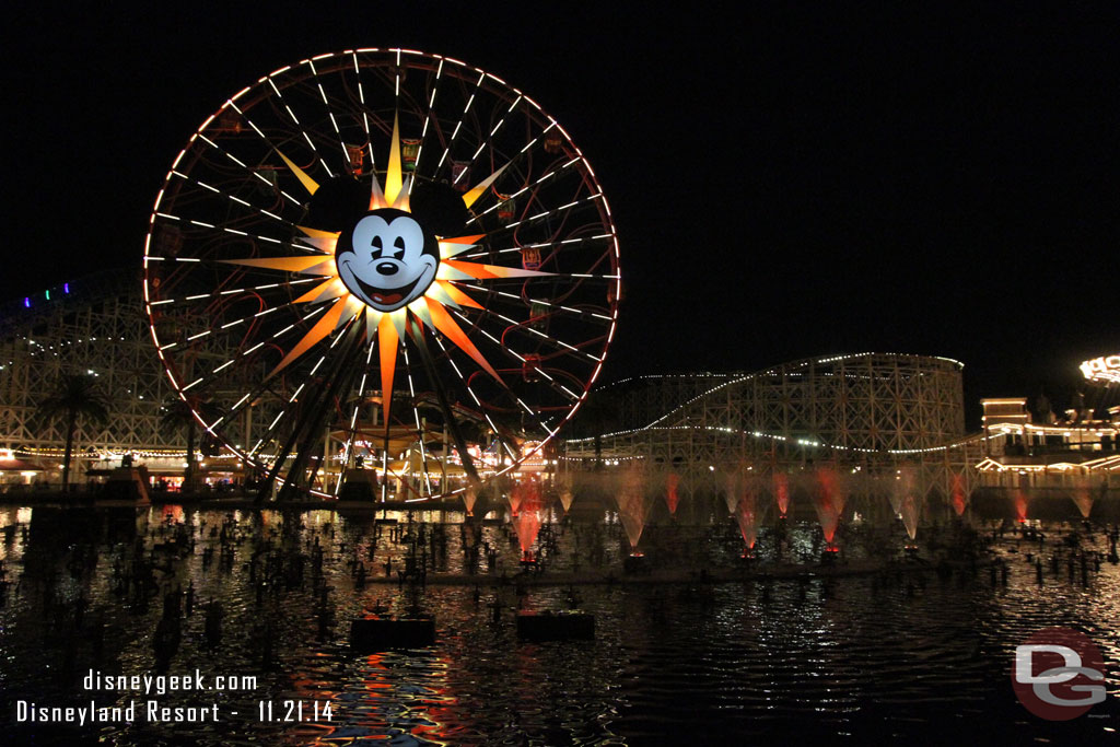 World of Color fountain testing underway