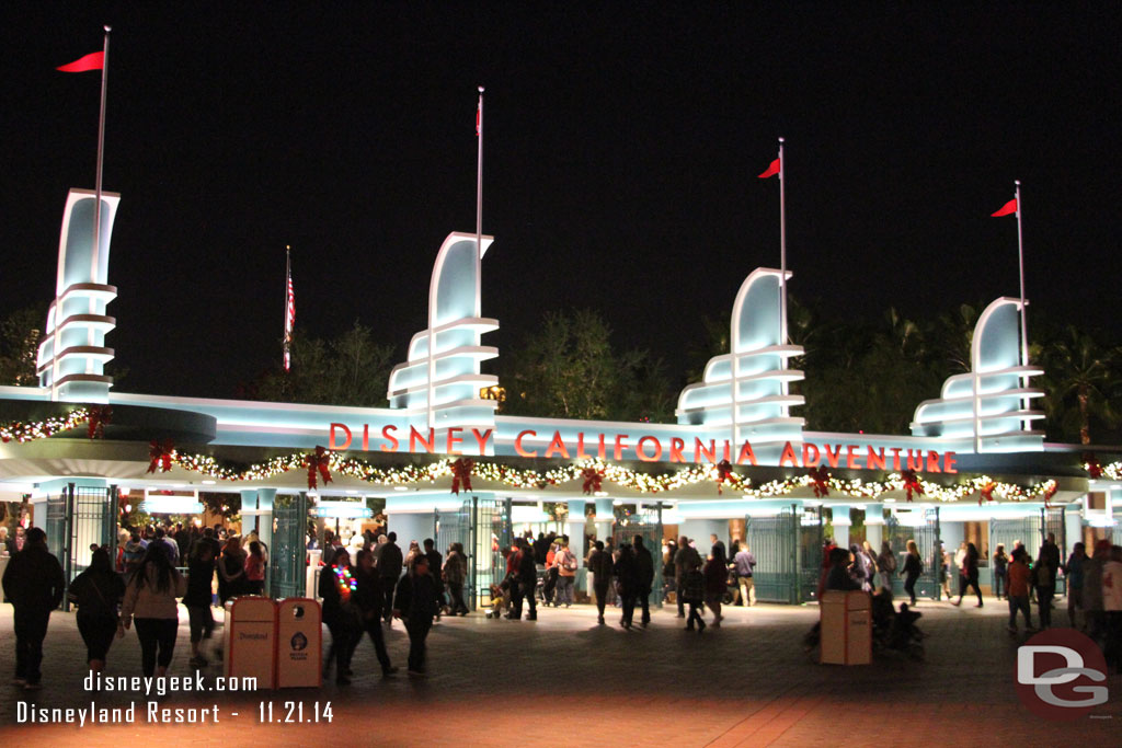 Returning to DCA for one last time tonight.