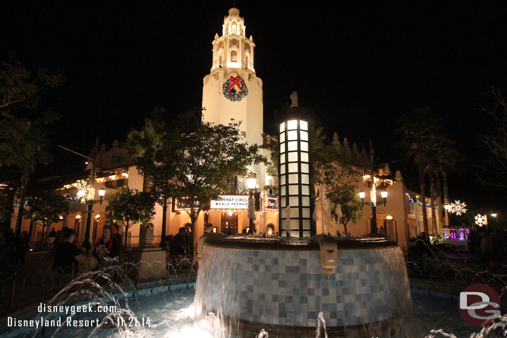 Carthay Circle this evening.