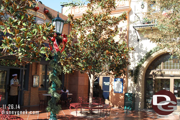 Strolling along Buena Vista Street.