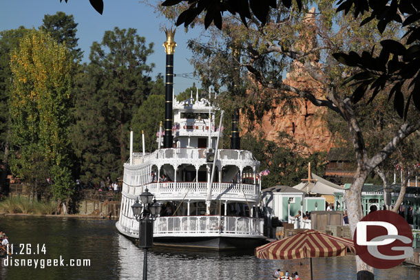 The Mark Twain has returned to service and looks like new again.