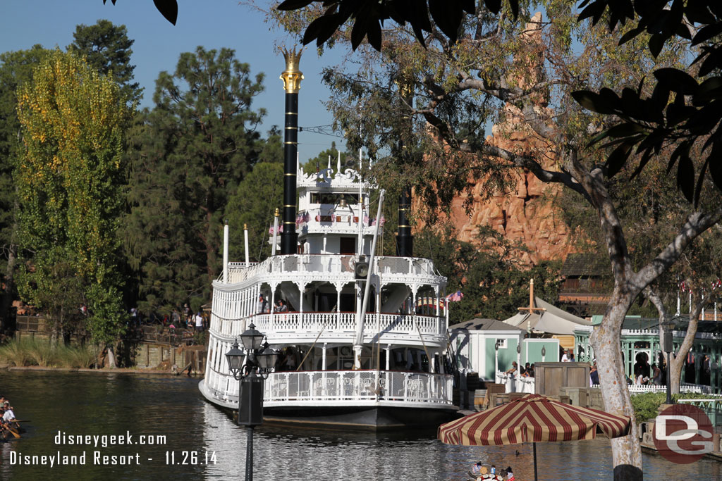 The Mark Twain has returned to service and looks like new again.