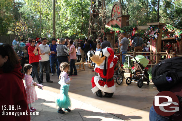 Stopped by the Jingle Jangle Jamboree to visit with the characters.