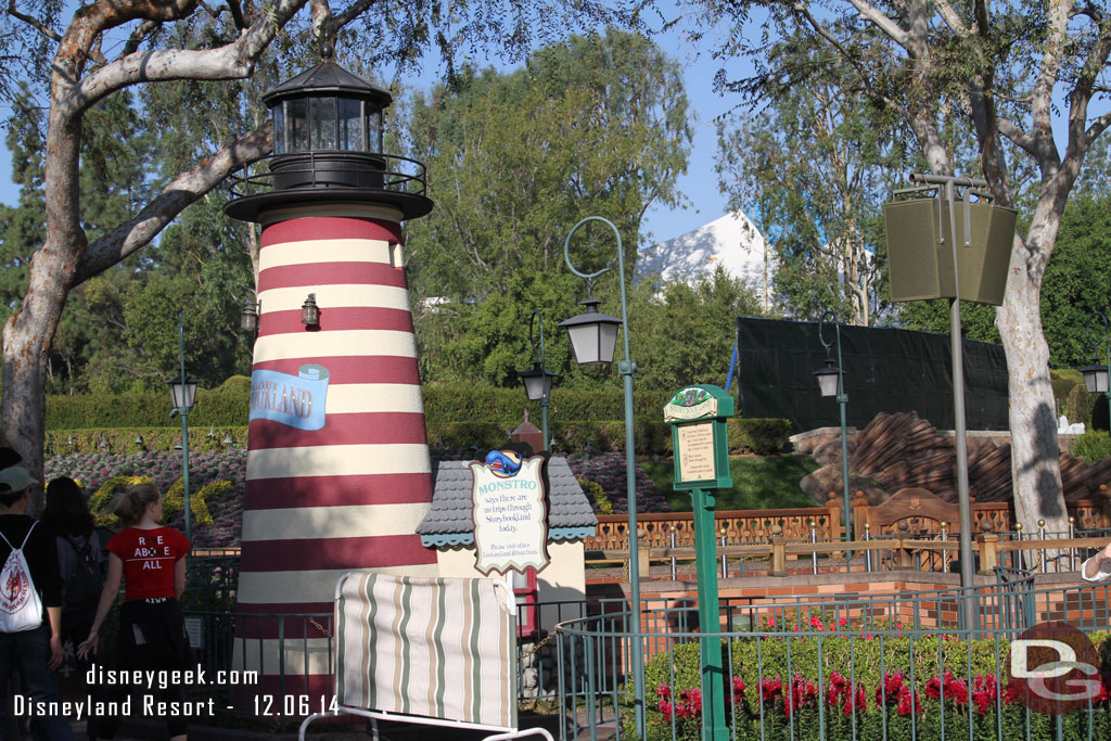 Storybook Land is closed right now for some renovation work and the installation of a Frozen addition.