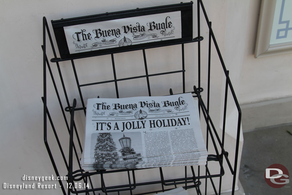 A new issue of the Buena Vista Bugle is on news stands for the holidays.