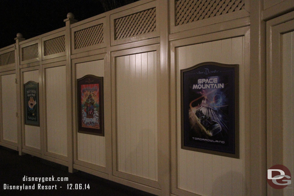 More attraction posters as you reach the Town Square gate.