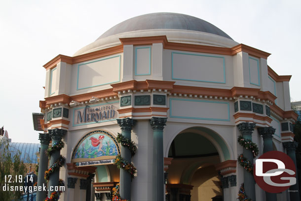 Random picture of the Little Mermaid entrance as I walked by.