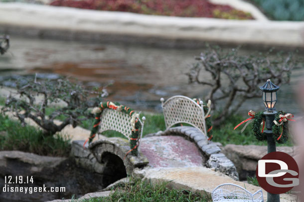 Storybook Land has been decorated for the holidays.