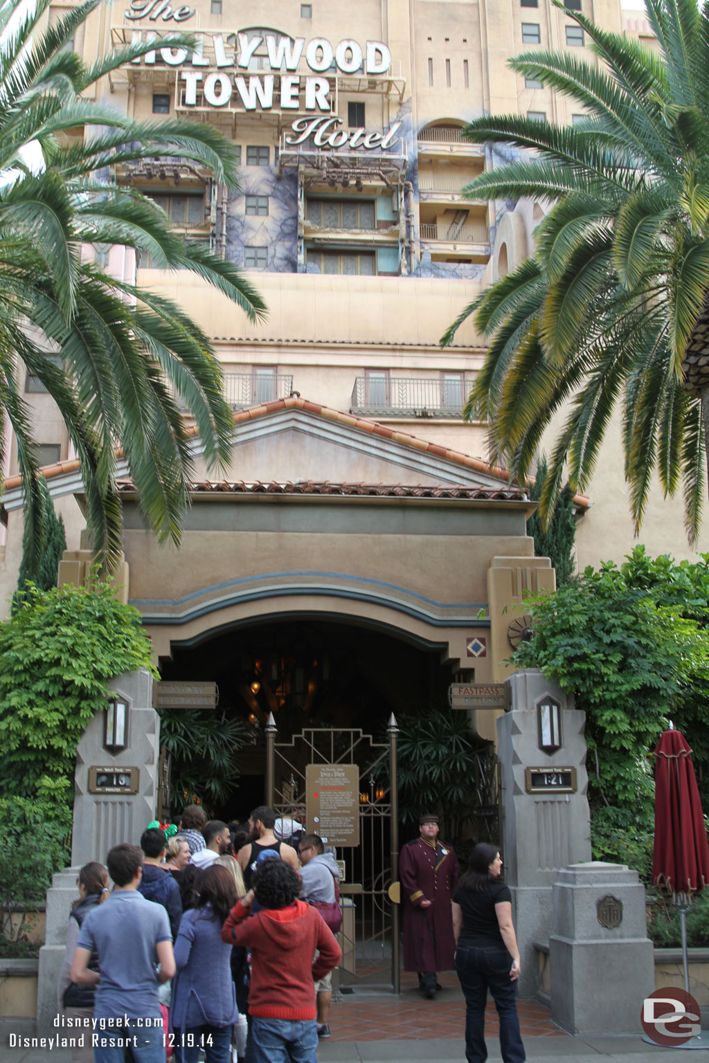 Only a 13min wait for Tower of Terror