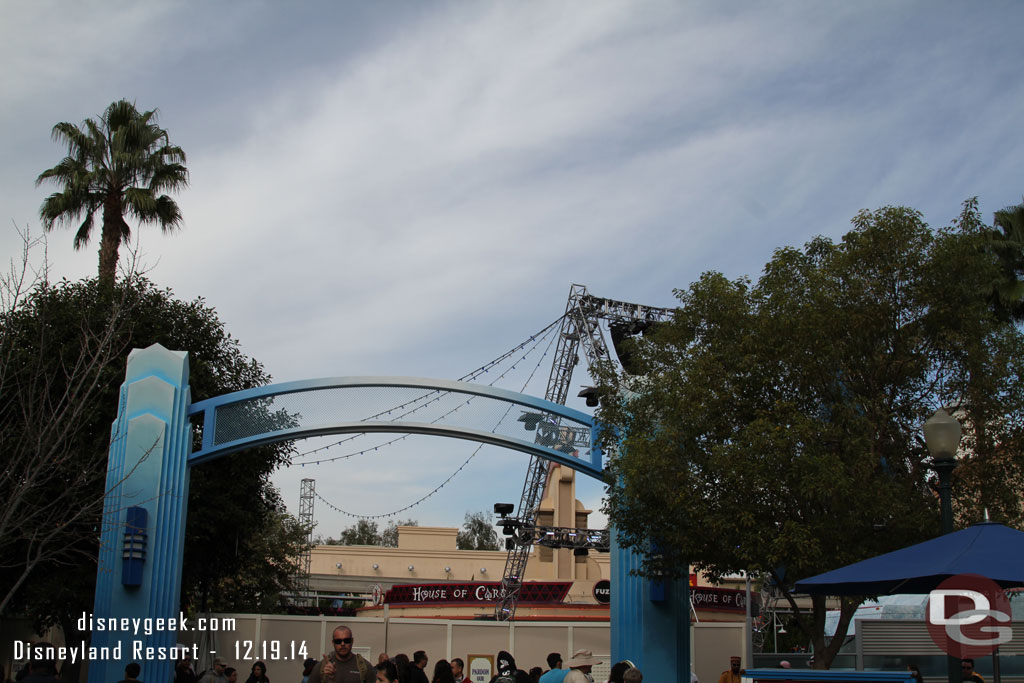 Frozen Fun is not ready to go yet.  They were still installing the new overlay in the Backlot area of Hollywood Land.