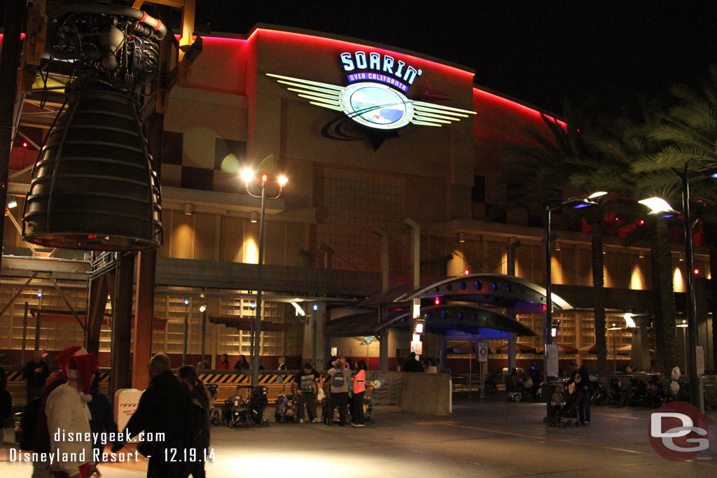 Soarin over California this evening.